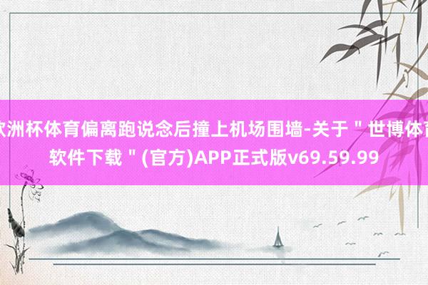 欧洲杯体育偏离跑说念后撞上机场围墙-关于＂世博体育软件下载＂(官方)APP正式版v69.59.99